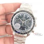 Perfect Replica 1:1 Omega Speedmaster Black Dial Stainless Steel Swiss 9900 Watches